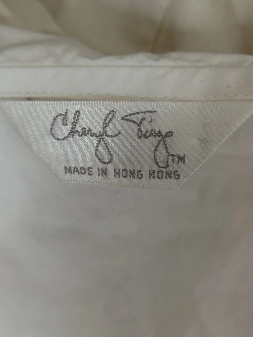 Vintage Cheryl Tiegs 80s Lace Trim Peter Pan/Sailor Collar Blouse Crop Top 12 - Picture 14 of 16